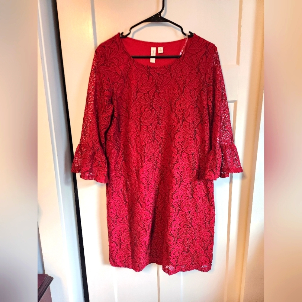 Red Lacy dress